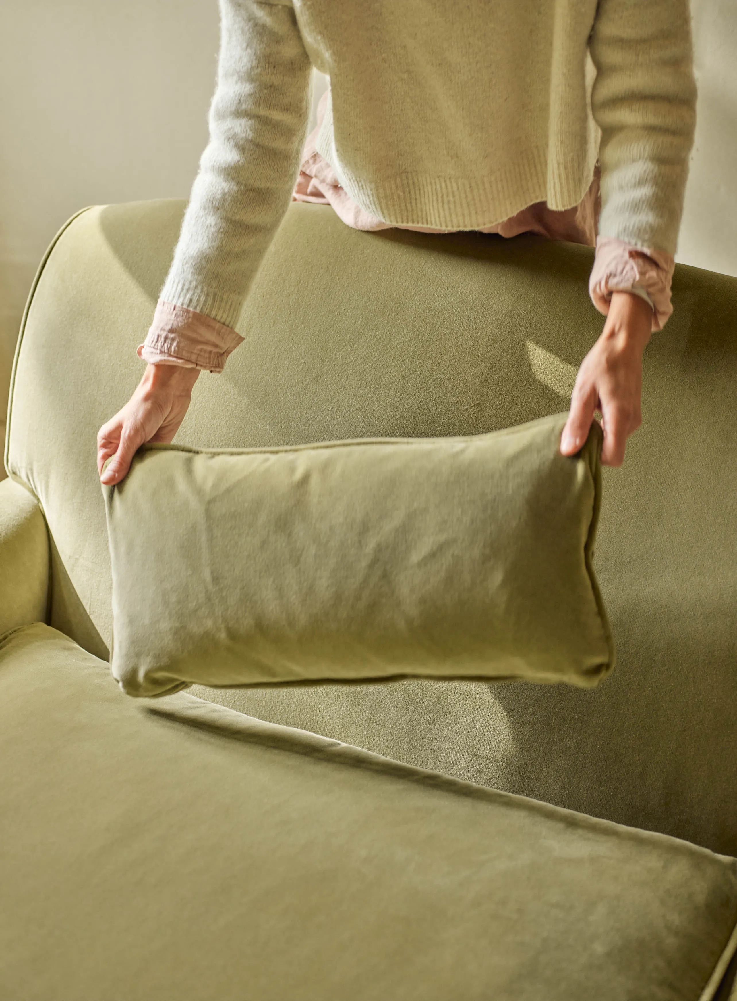 Abington Sofa, Three Seater, Abstract Stripe