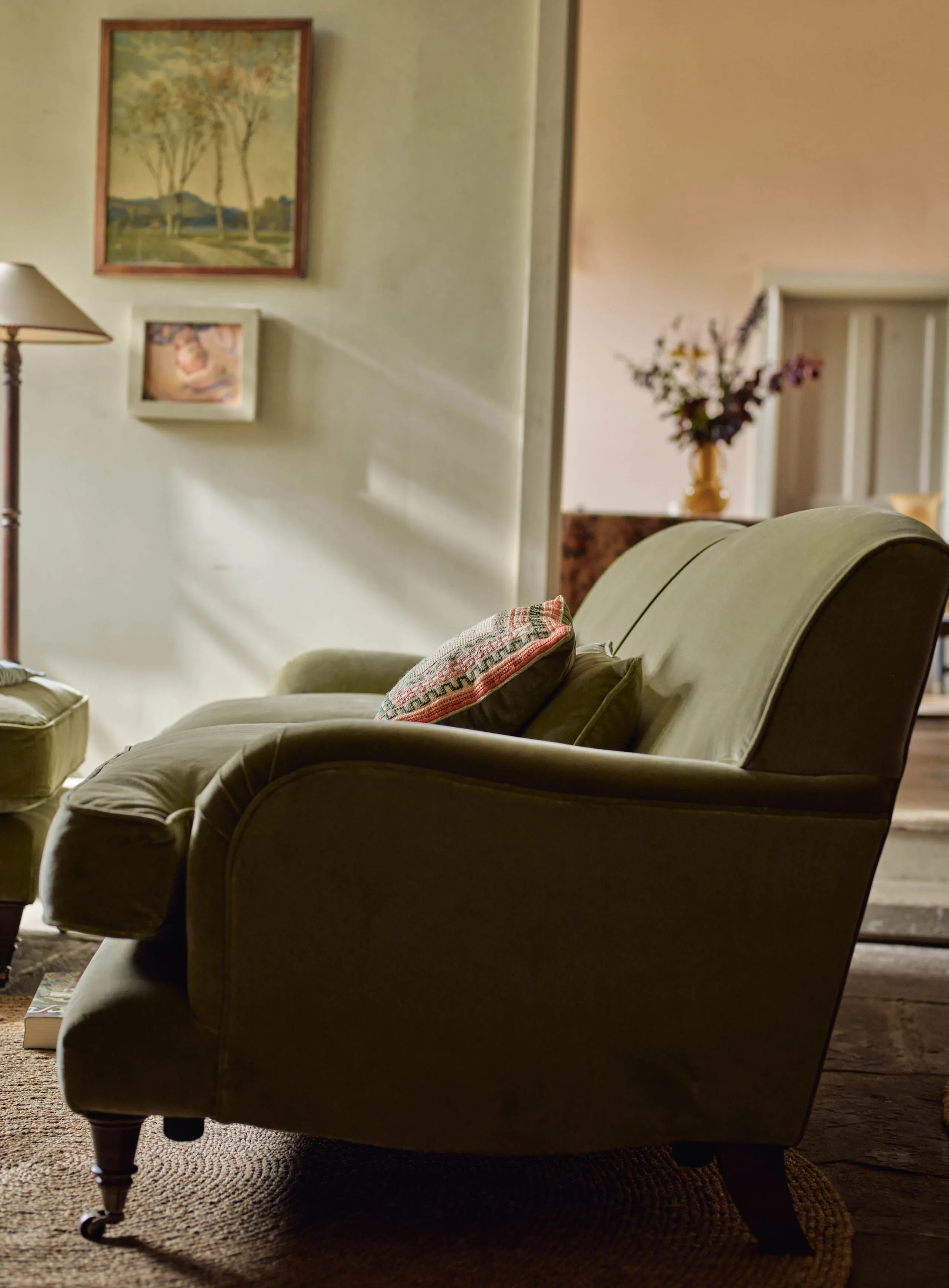 Abington Sofa, Three Seater, Abstract Stripe