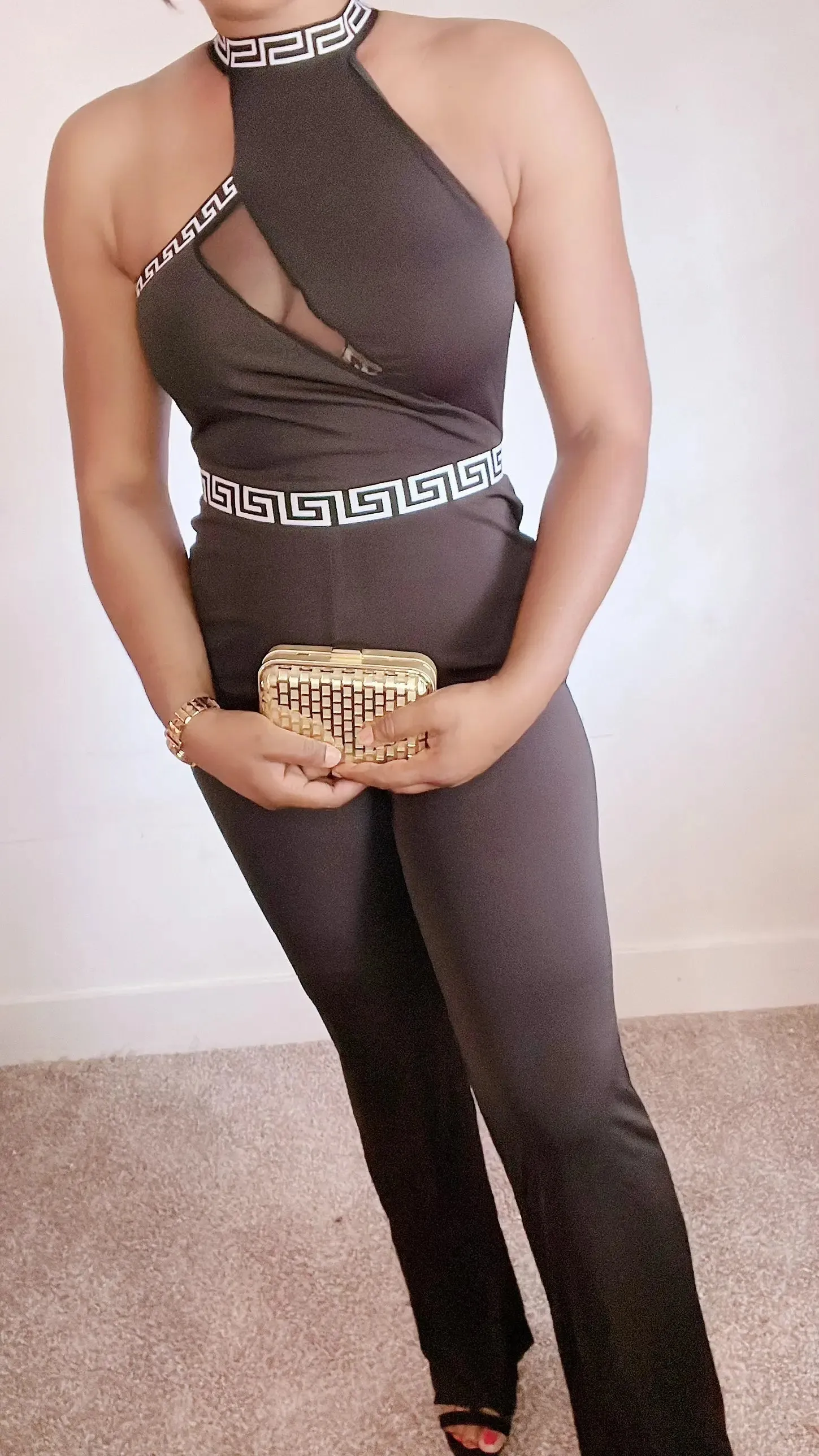 Black Halter Jumpsuit