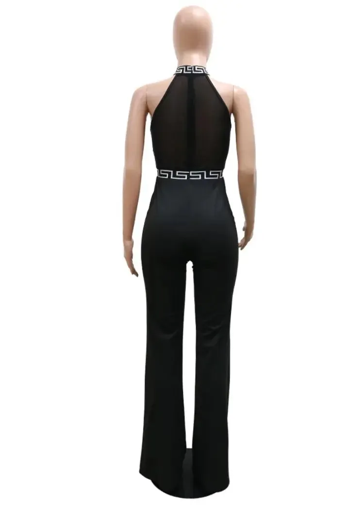 Black Halter Jumpsuit