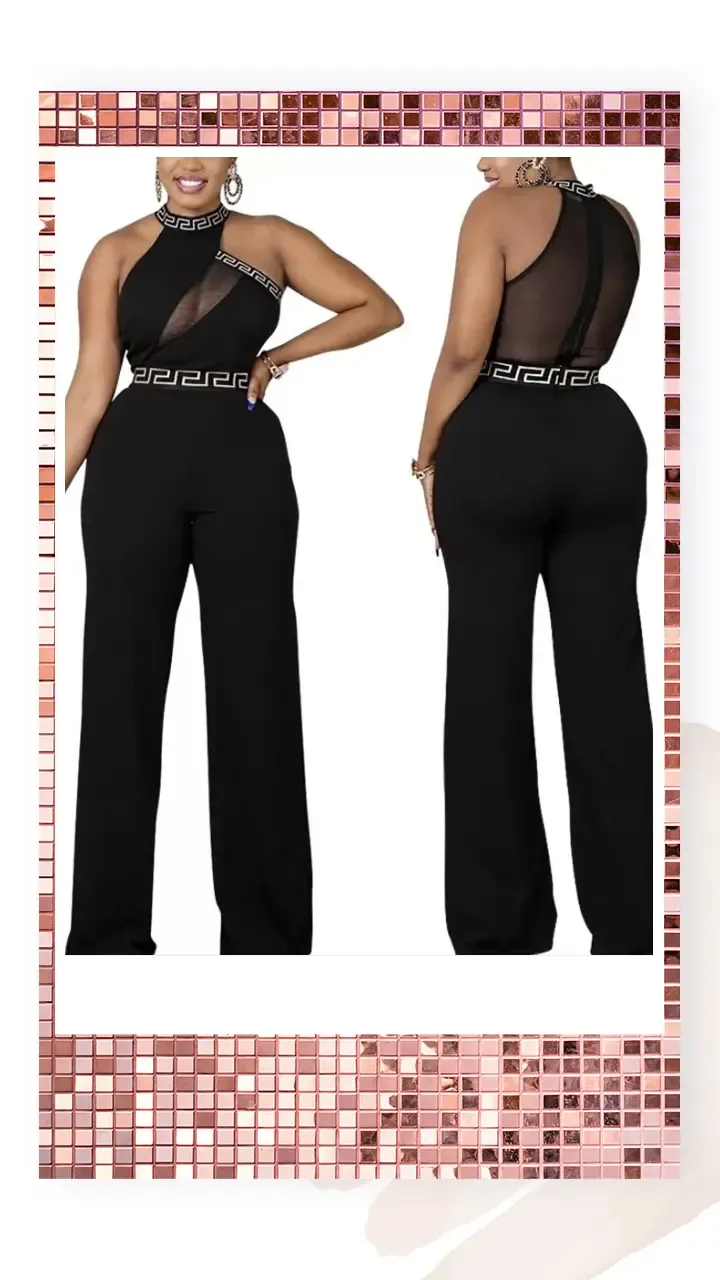 Black Halter Jumpsuit