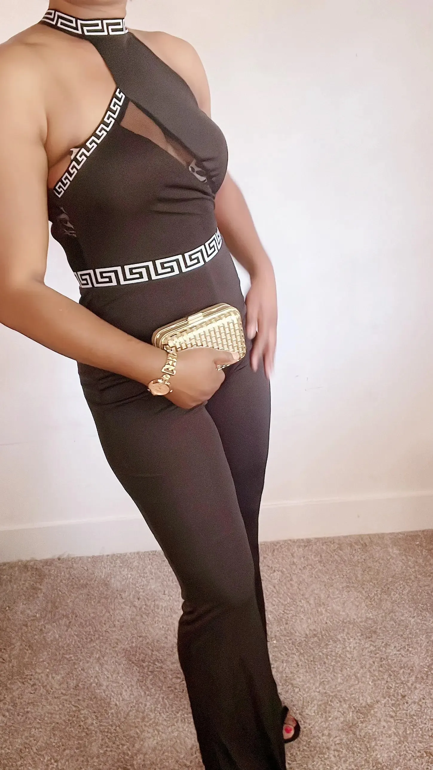 Black Halter Jumpsuit