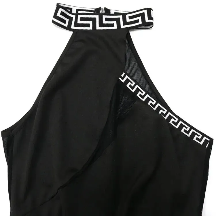 Black Halter Jumpsuit