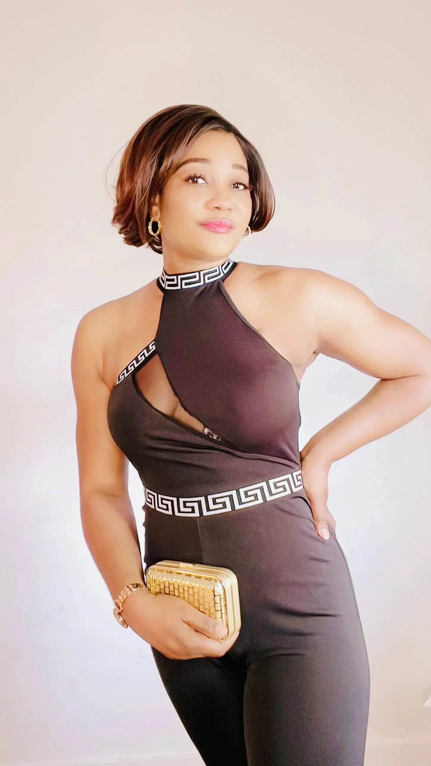 Black Halter Jumpsuit