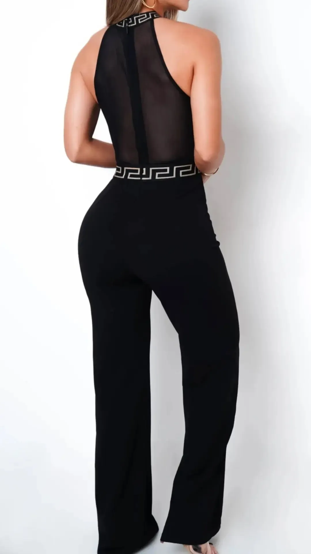 Black Halter Jumpsuit