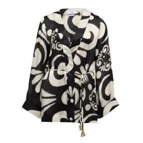 Charis  Kimono Silk Blend Jacket