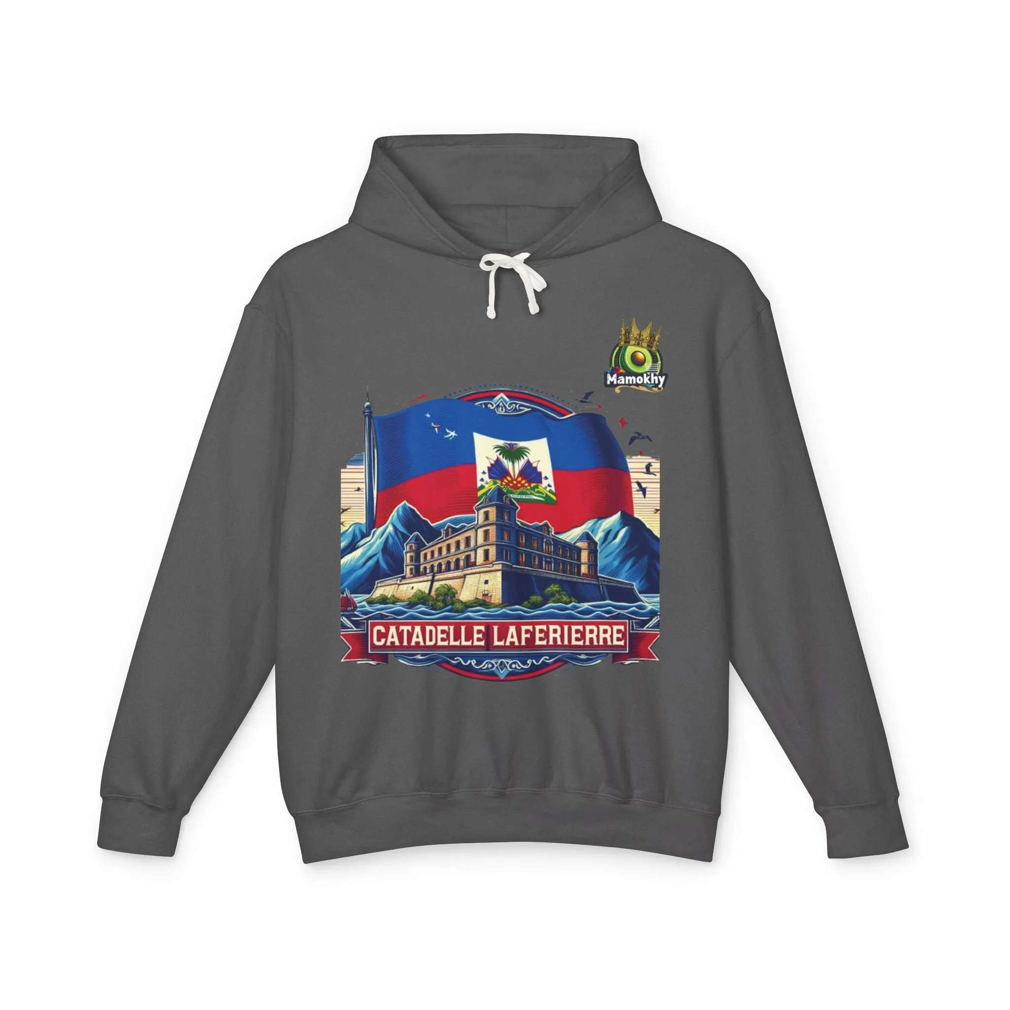 Citadelle Laferrière Haitian Pride Hoodie – Custom Hooded Sweatshirt with Flag Illustration
