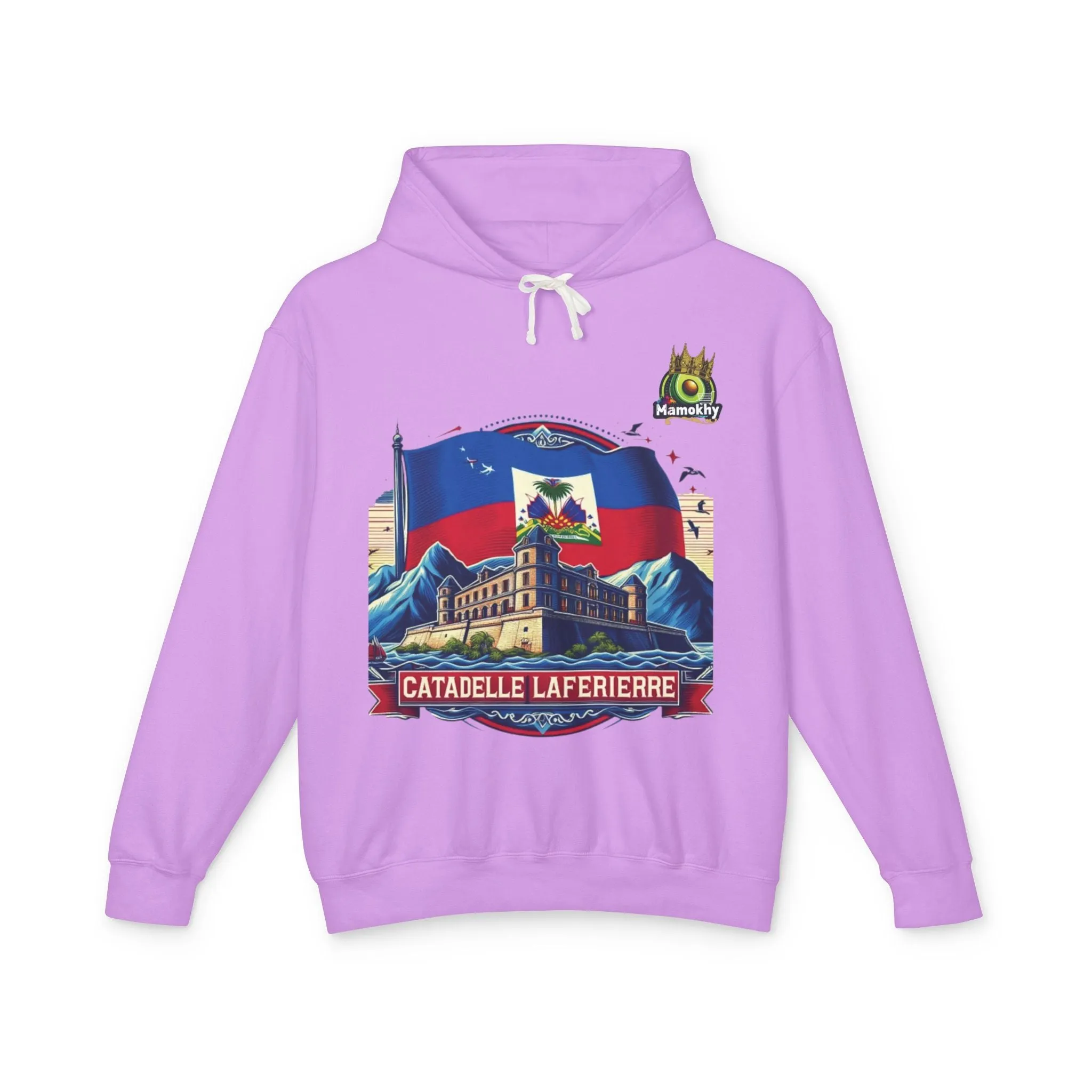 Citadelle Laferrière Haitian Pride Hoodie – Custom Hooded Sweatshirt with Flag Illustration