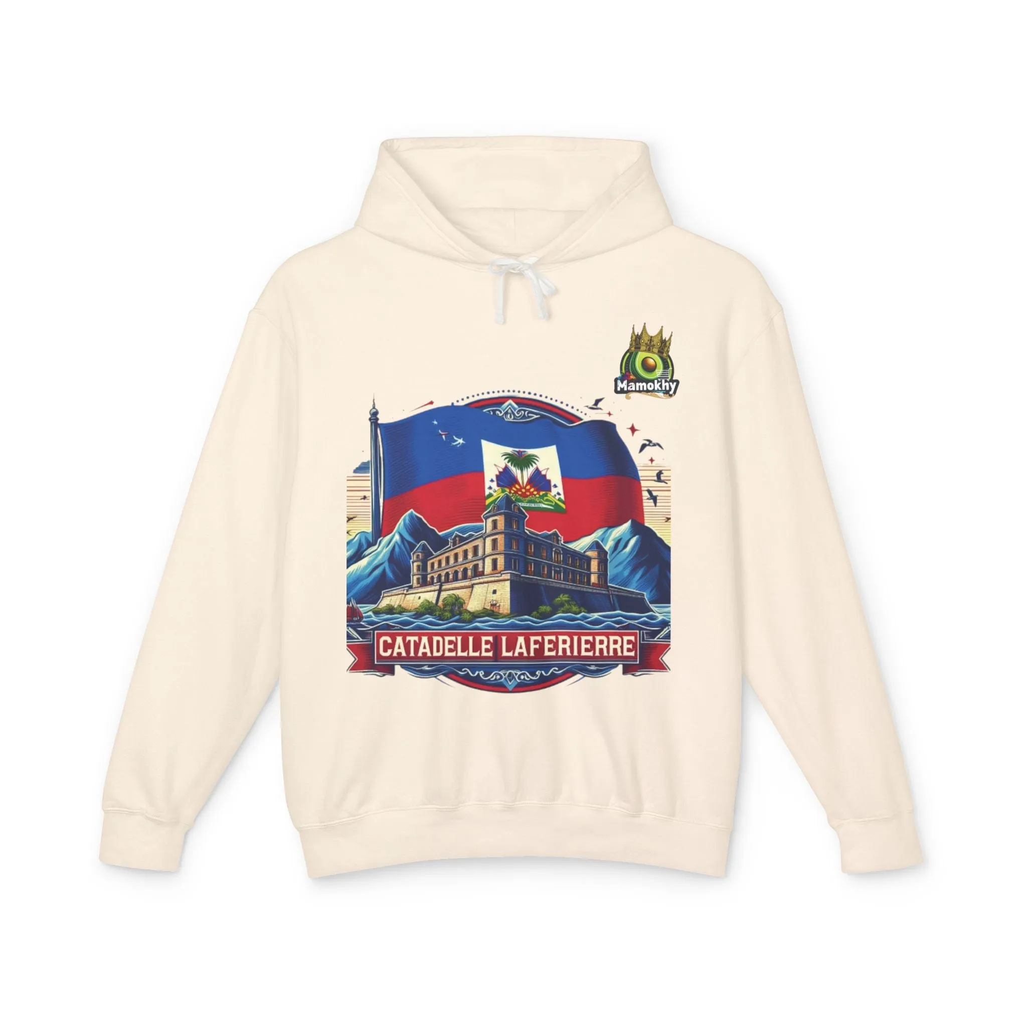 Citadelle Laferrière Haitian Pride Hoodie – Custom Hooded Sweatshirt with Flag Illustration