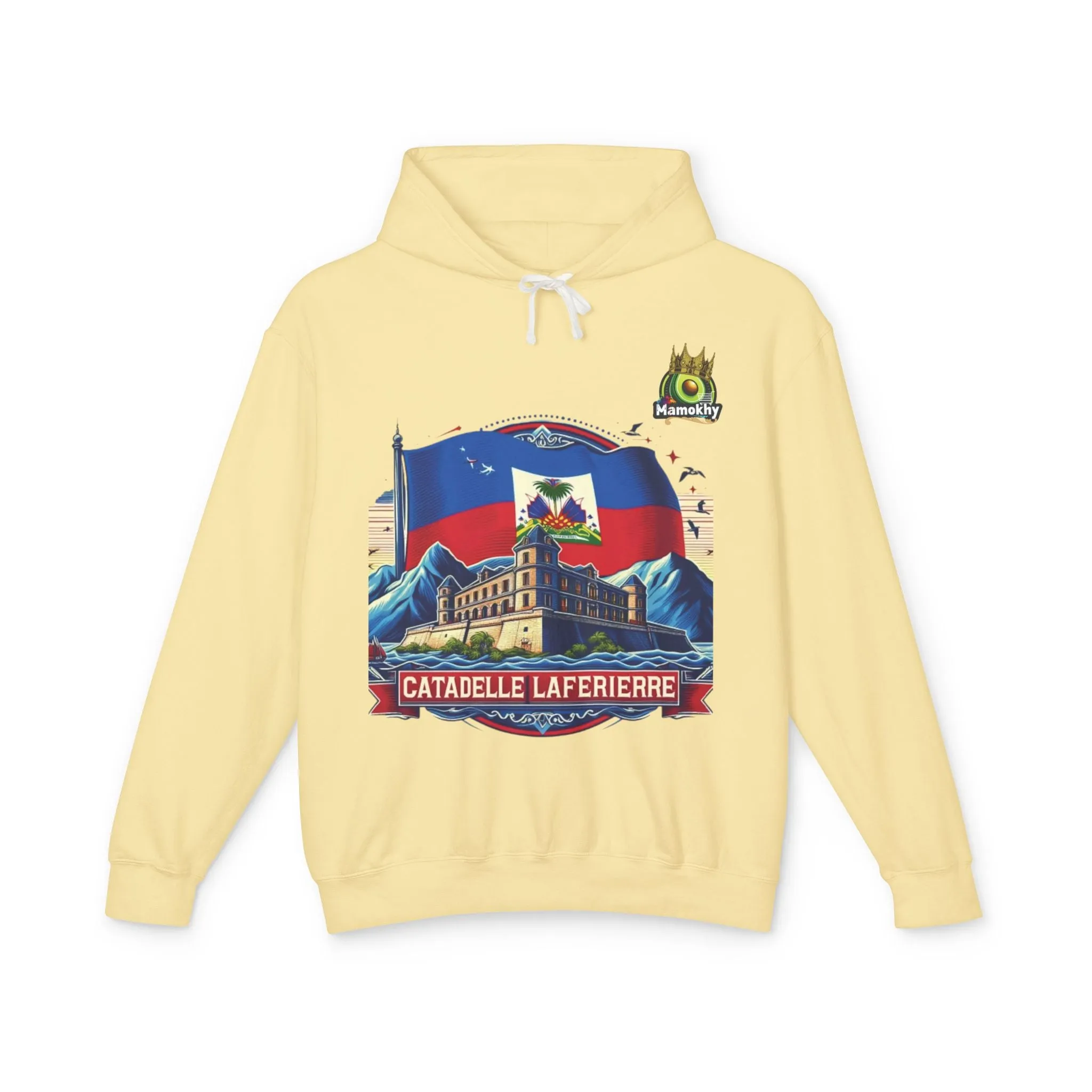 Citadelle Laferrière Haitian Pride Hoodie – Custom Hooded Sweatshirt with Flag Illustration