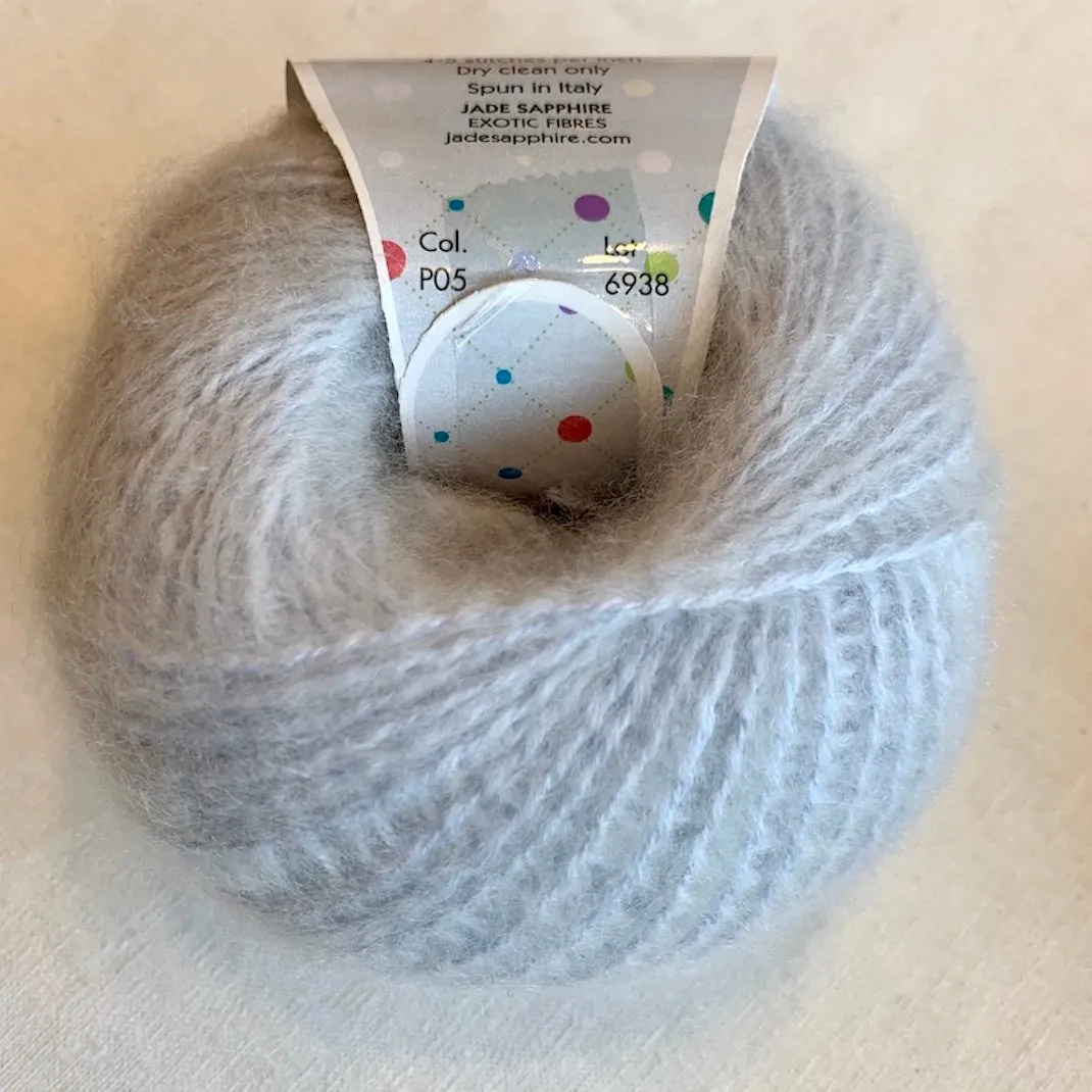 Column and Ridge Hat Knitting Kit | Jade Sapphire Peeeps & Knitting Pattern (#306B)
