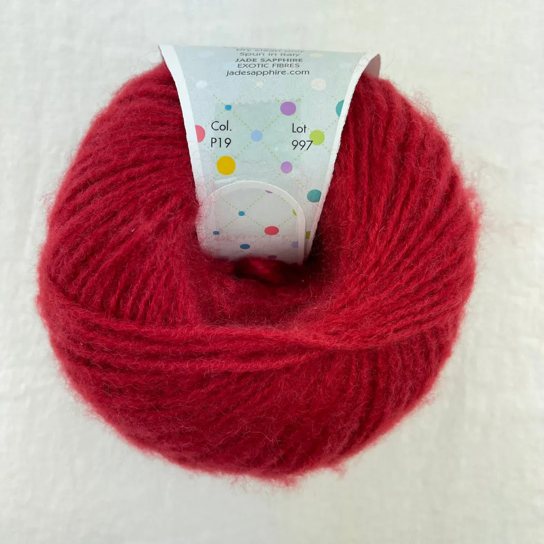 Column and Ridge Hat Knitting Kit | Jade Sapphire Peeeps & Knitting Pattern (#306B)