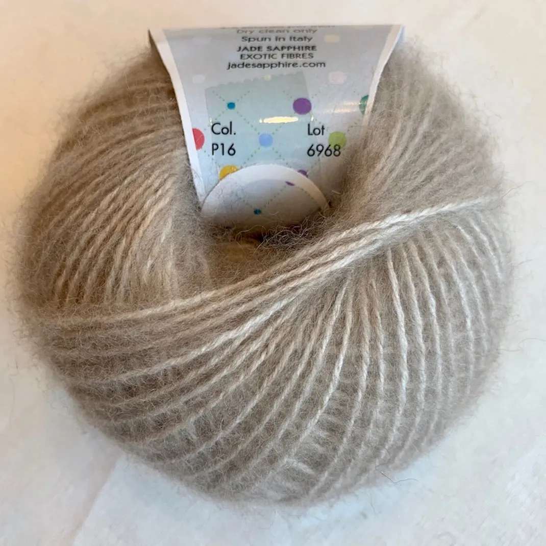 Column and Ridge Hat Knitting Kit | Jade Sapphire Peeeps & Knitting Pattern (#306B)