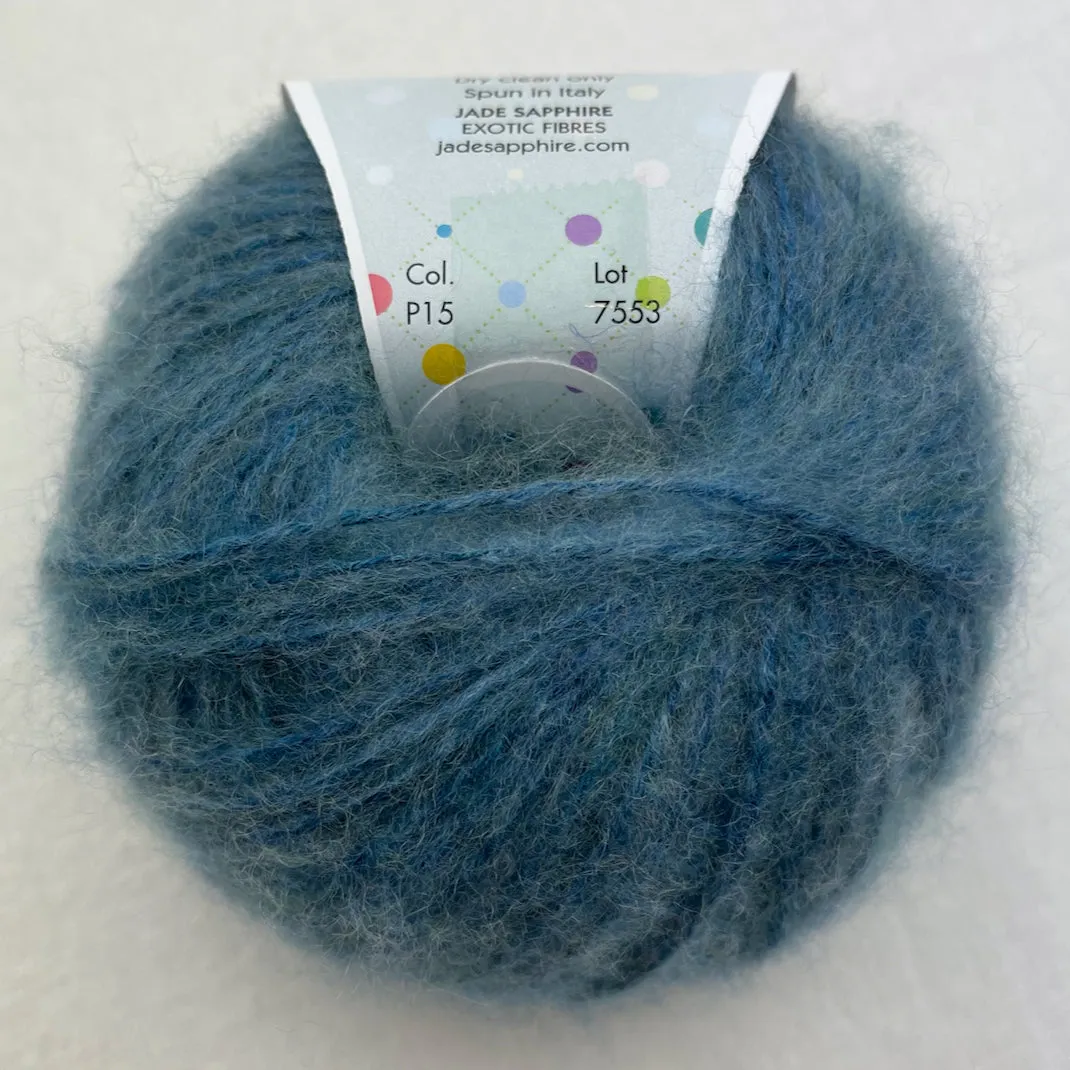 Column and Ridge Hat Knitting Kit | Jade Sapphire Peeeps & Knitting Pattern (#306B)