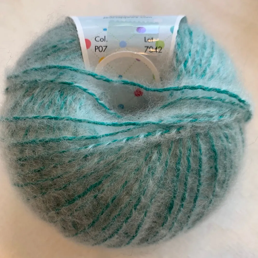 Column and Ridge Hat Knitting Kit | Jade Sapphire Peeeps & Knitting Pattern (#306B)