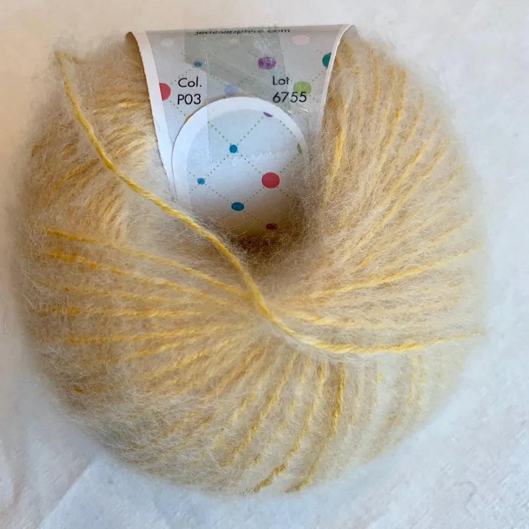 Column and Ridge Hat Knitting Kit | Jade Sapphire Peeeps & Knitting Pattern (#306B)
