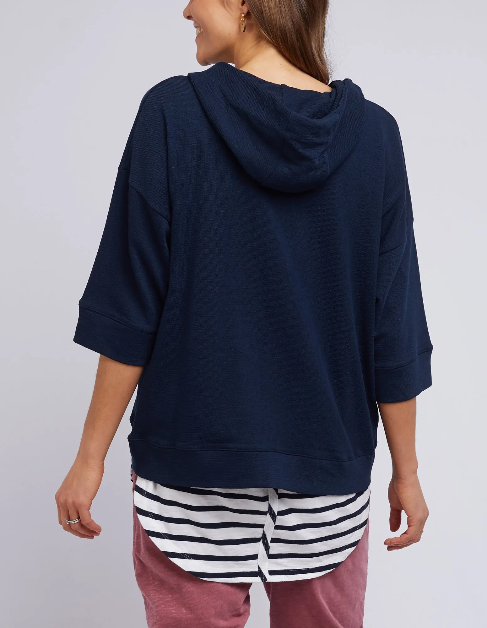 Elm Beach Zip Hoody - Navy
