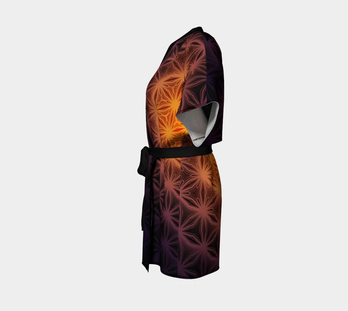 Flower of Life Blaze | Kimono Robe | Yantrart Design