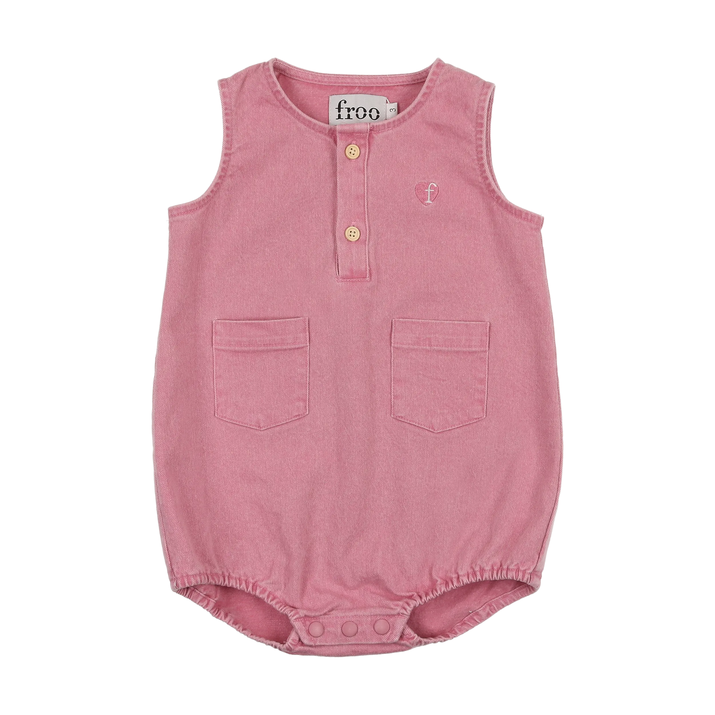 Froo Denim Pink Mila Romper