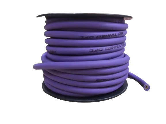 Full Tilt 8 Gauge Purple 50' OFC Power/Ground Cable/Wire