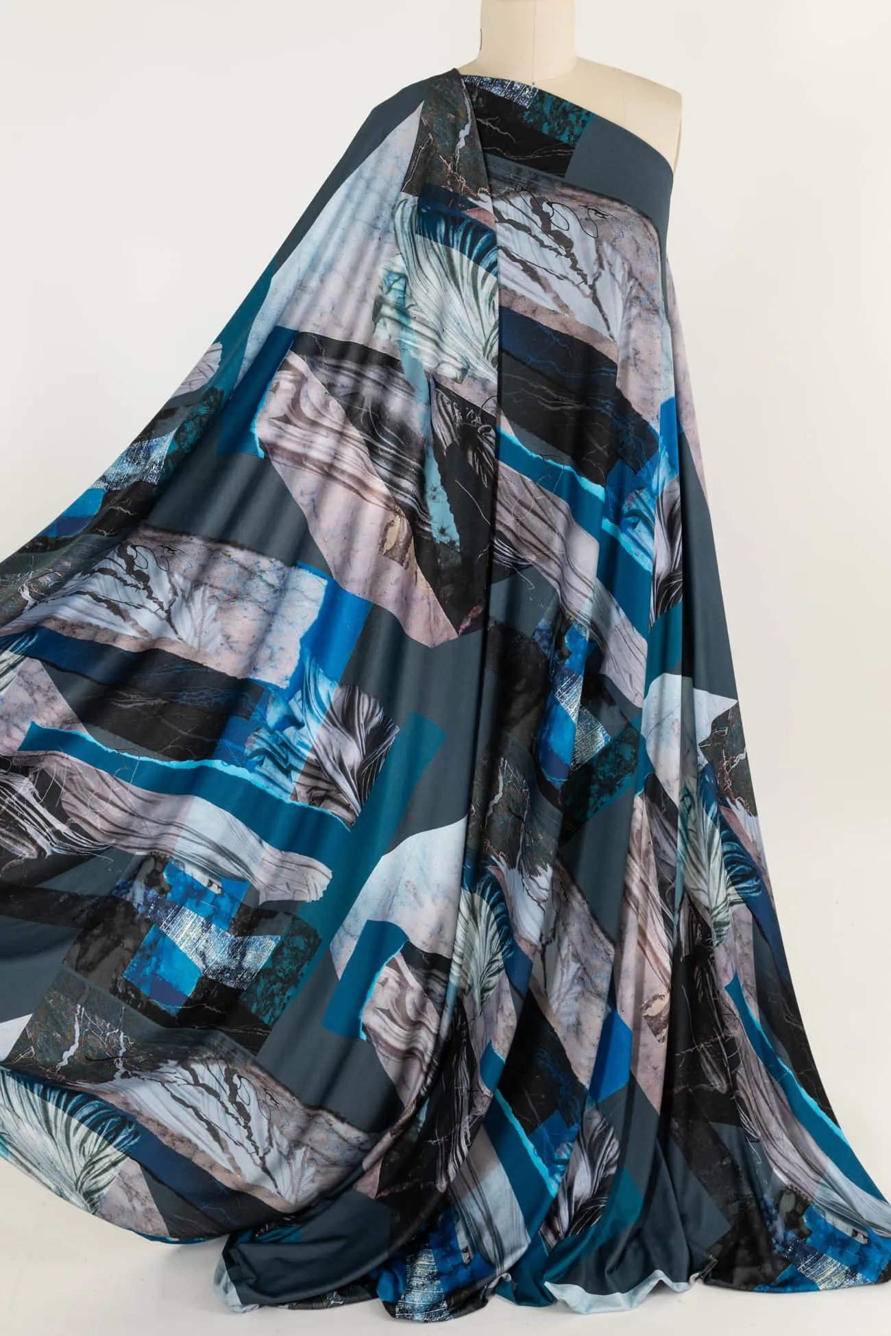Jazzy Blues Italian Viscose Knit