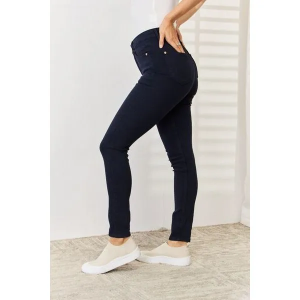 Judy Blue Samantha Garment Dyed Tummy Control Skinny Jeans
