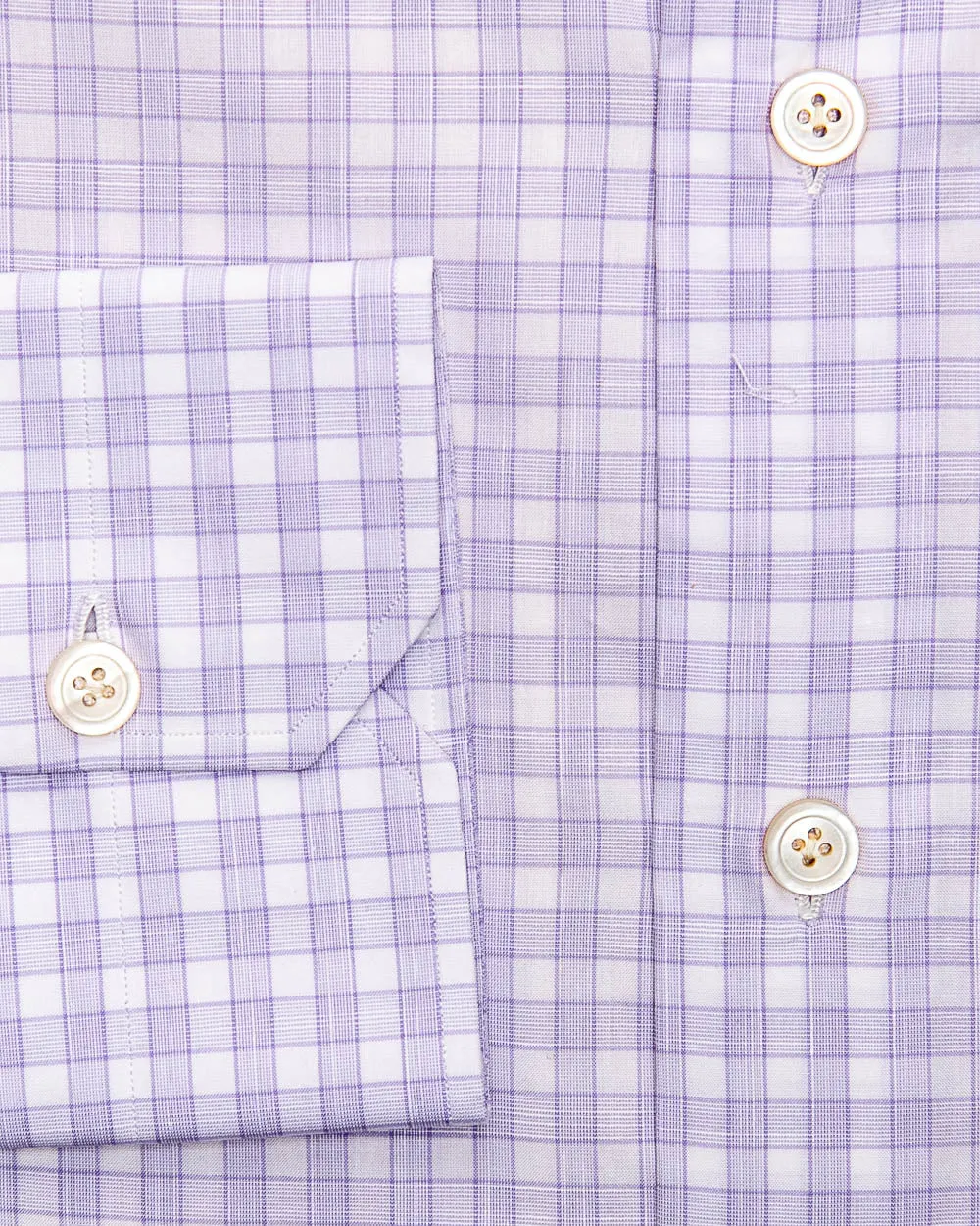 Lavender Check Dress Shirt