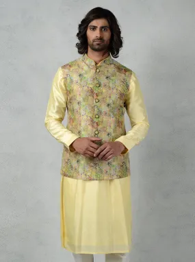 Multi Green Bandhgala Jacket | TULA