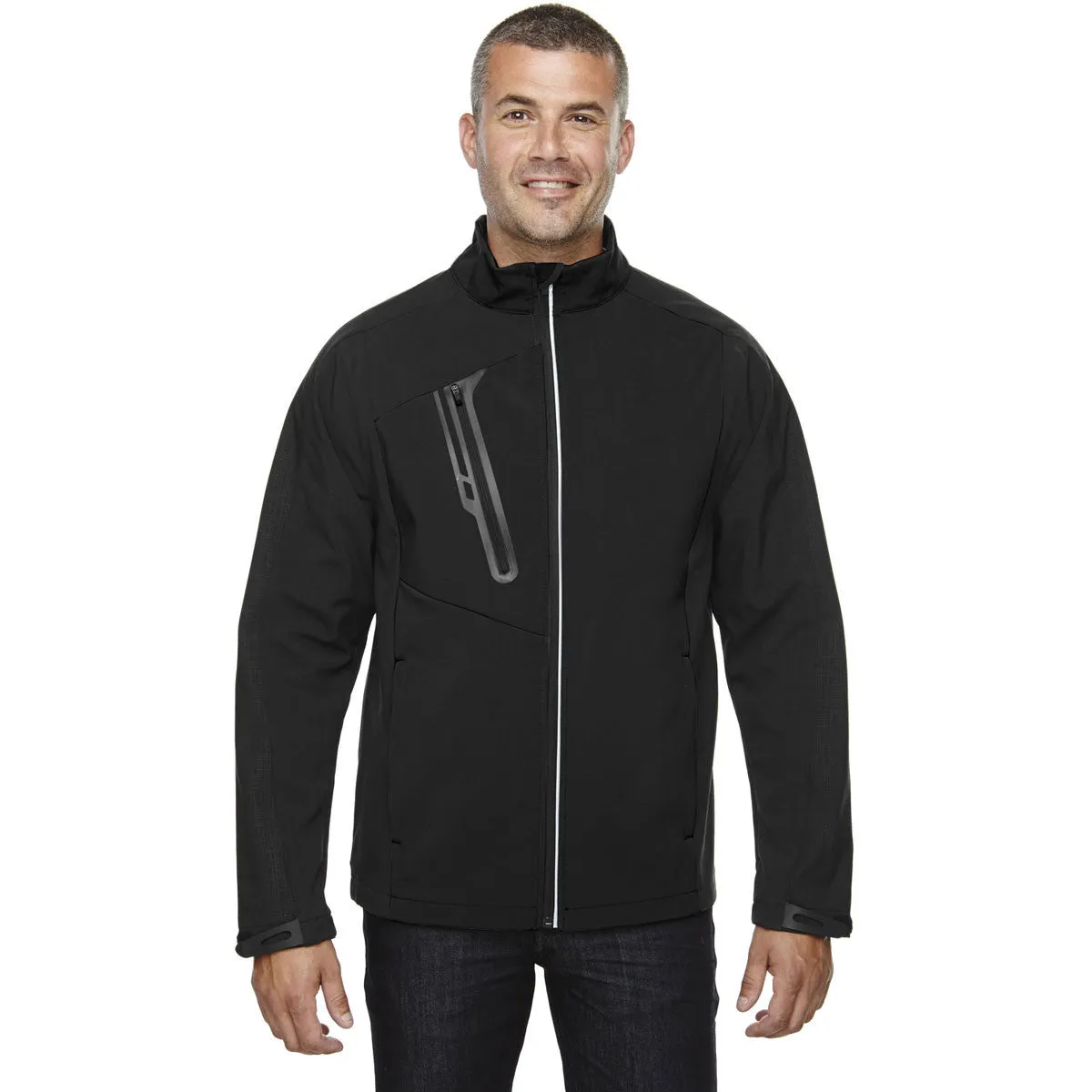 North End Men's Black Terrain Colorblock with Embossed Print