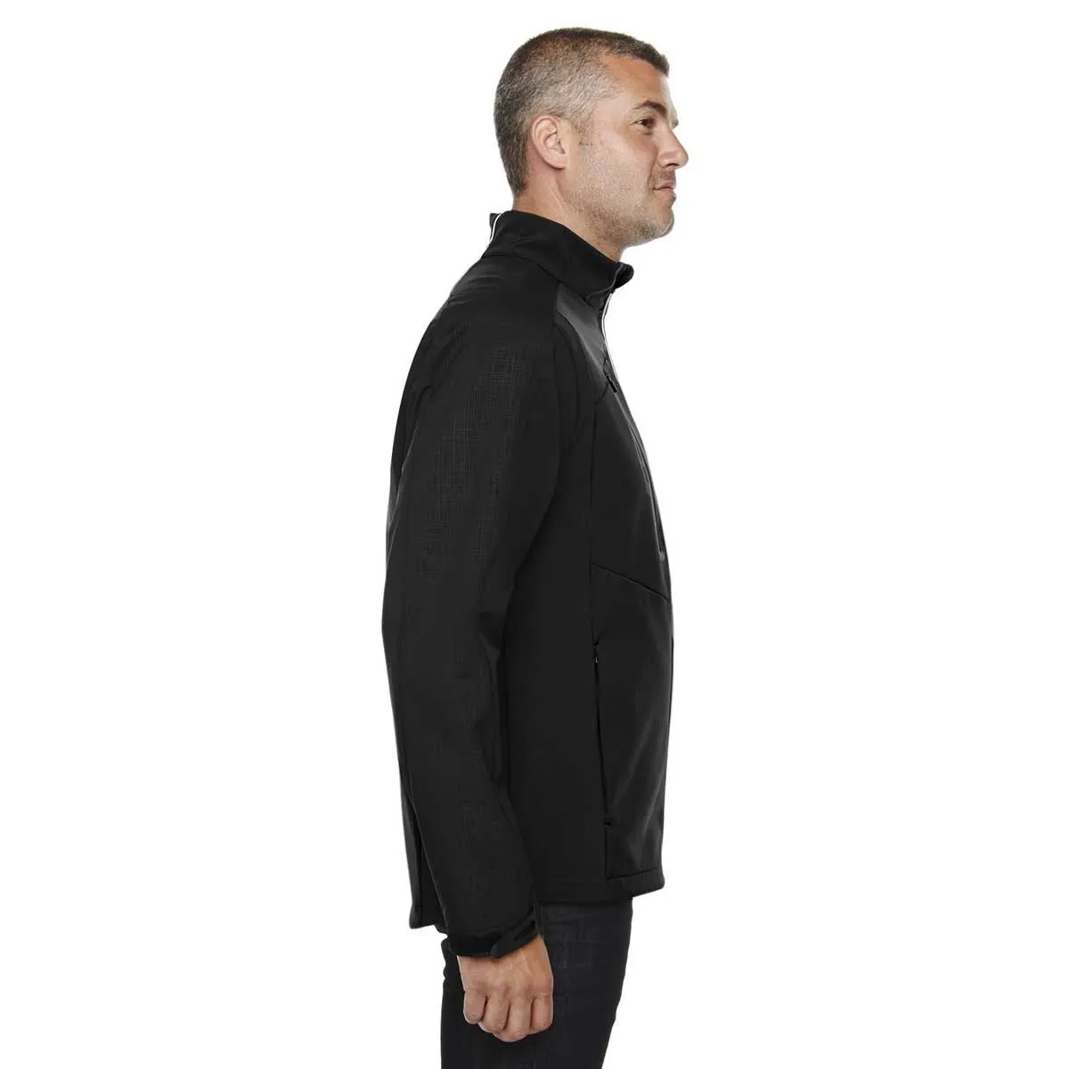 North End Men's Black Terrain Colorblock with Embossed Print