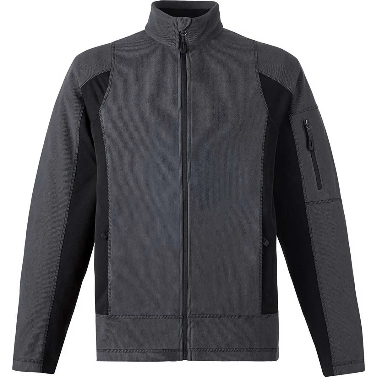 North End Men's Carbon Generate Textured Fleece Jacket