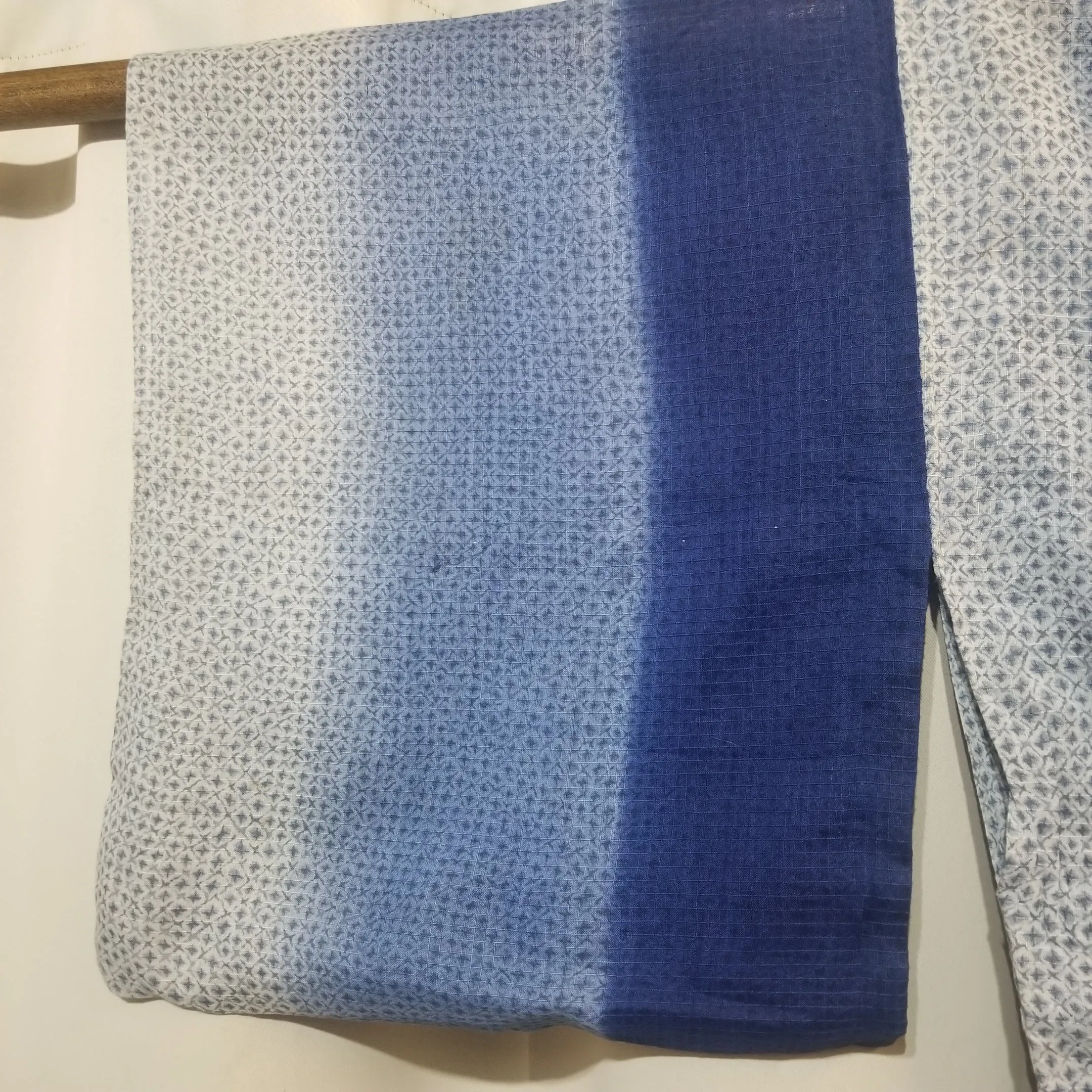 "Indigo Bands" Vintage Kimono