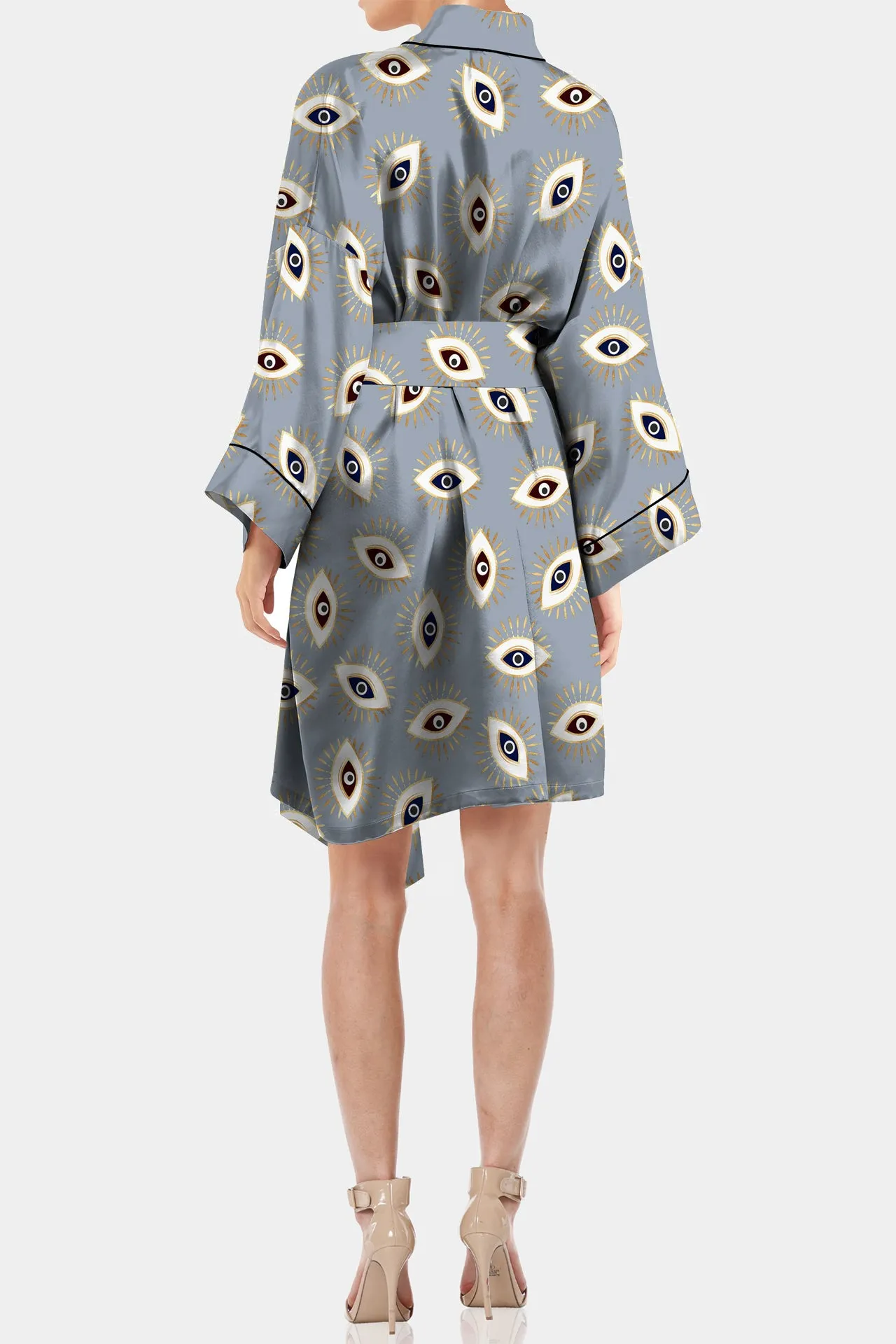 Short Silk Kimono