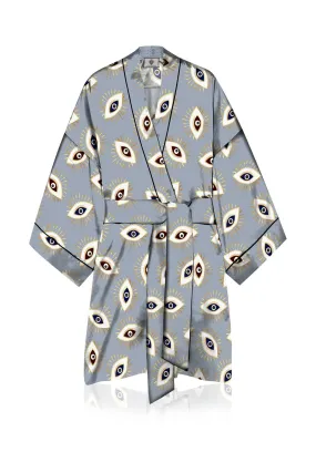 Short Silk Kimono