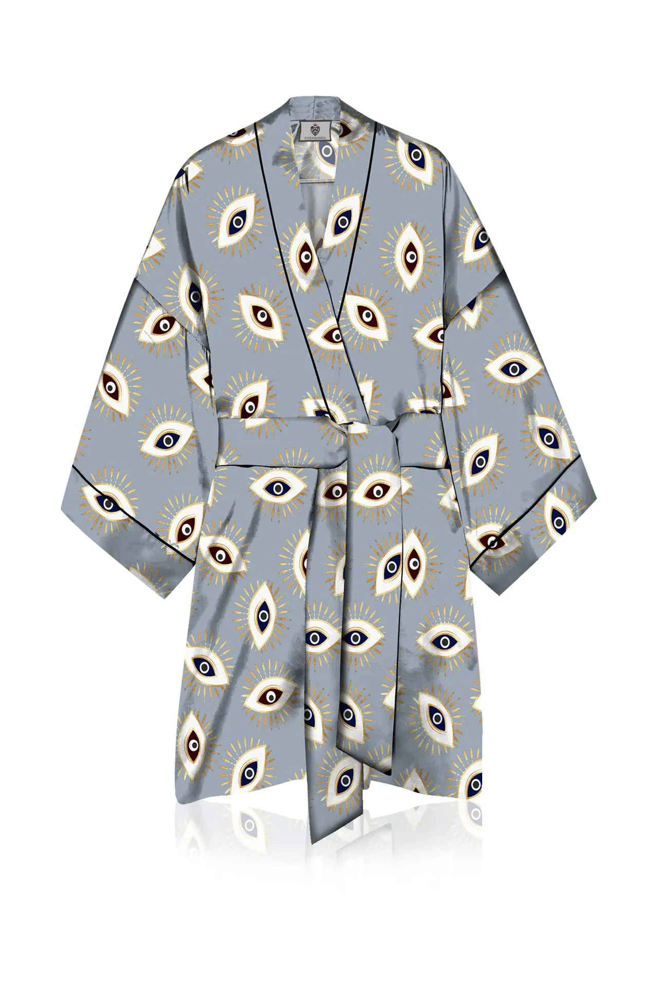 Short Silk Kimono