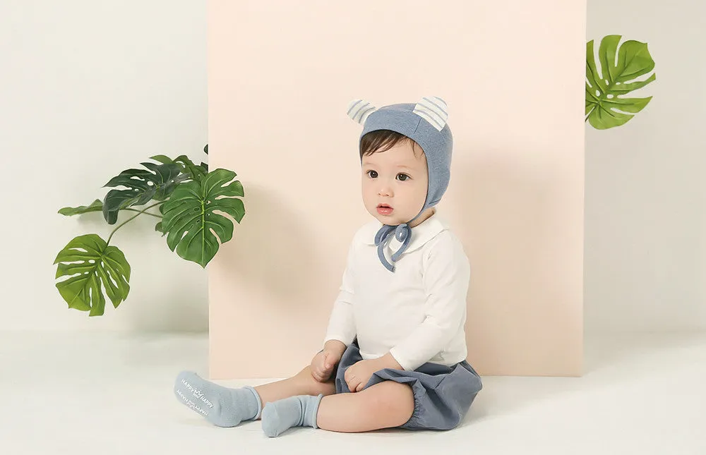 Striped Nighty Bear Bonnet