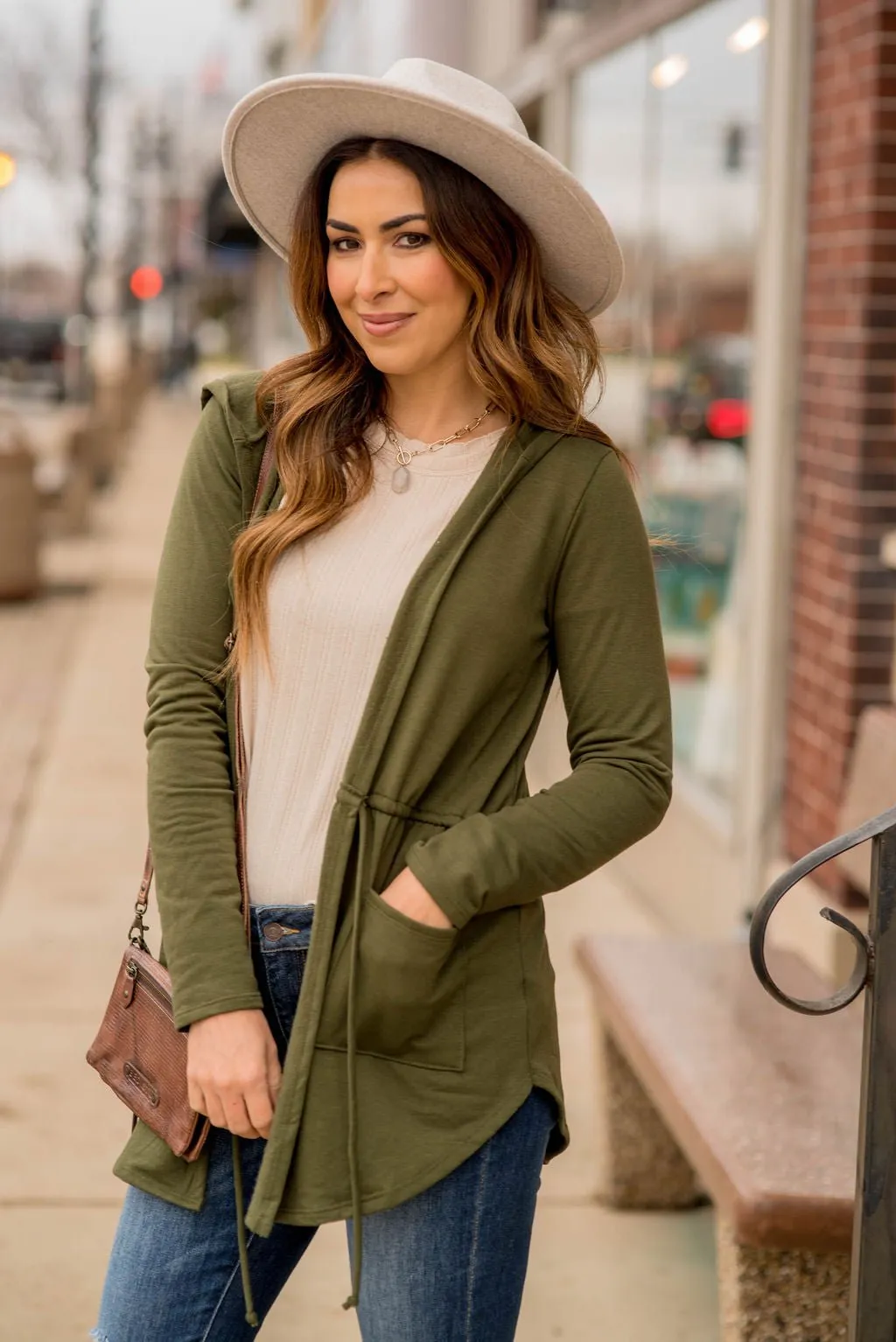 Sweatshirt Tie Jacket