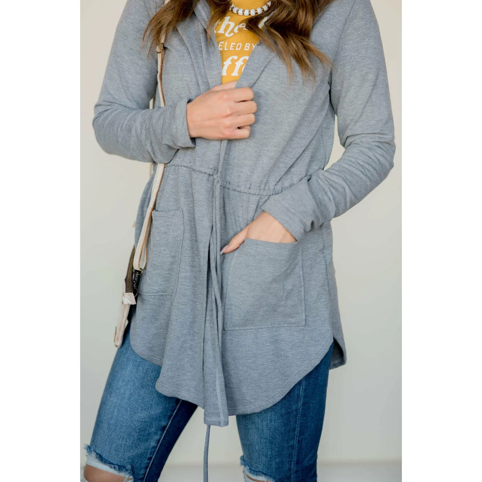 Sweatshirt Tie Jacket