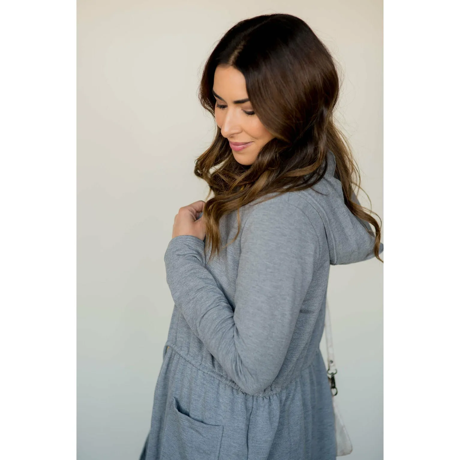 Sweatshirt Tie Jacket