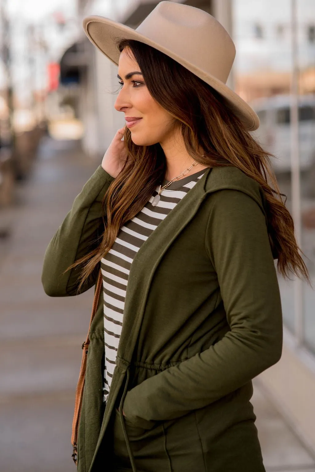 Sweatshirt Tie Jacket