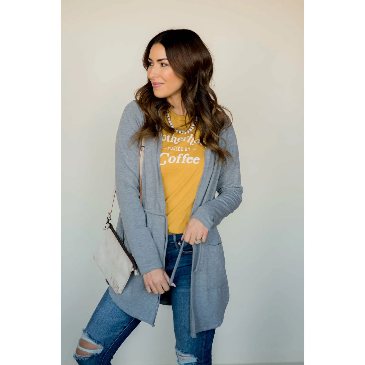 Sweatshirt Tie Jacket
