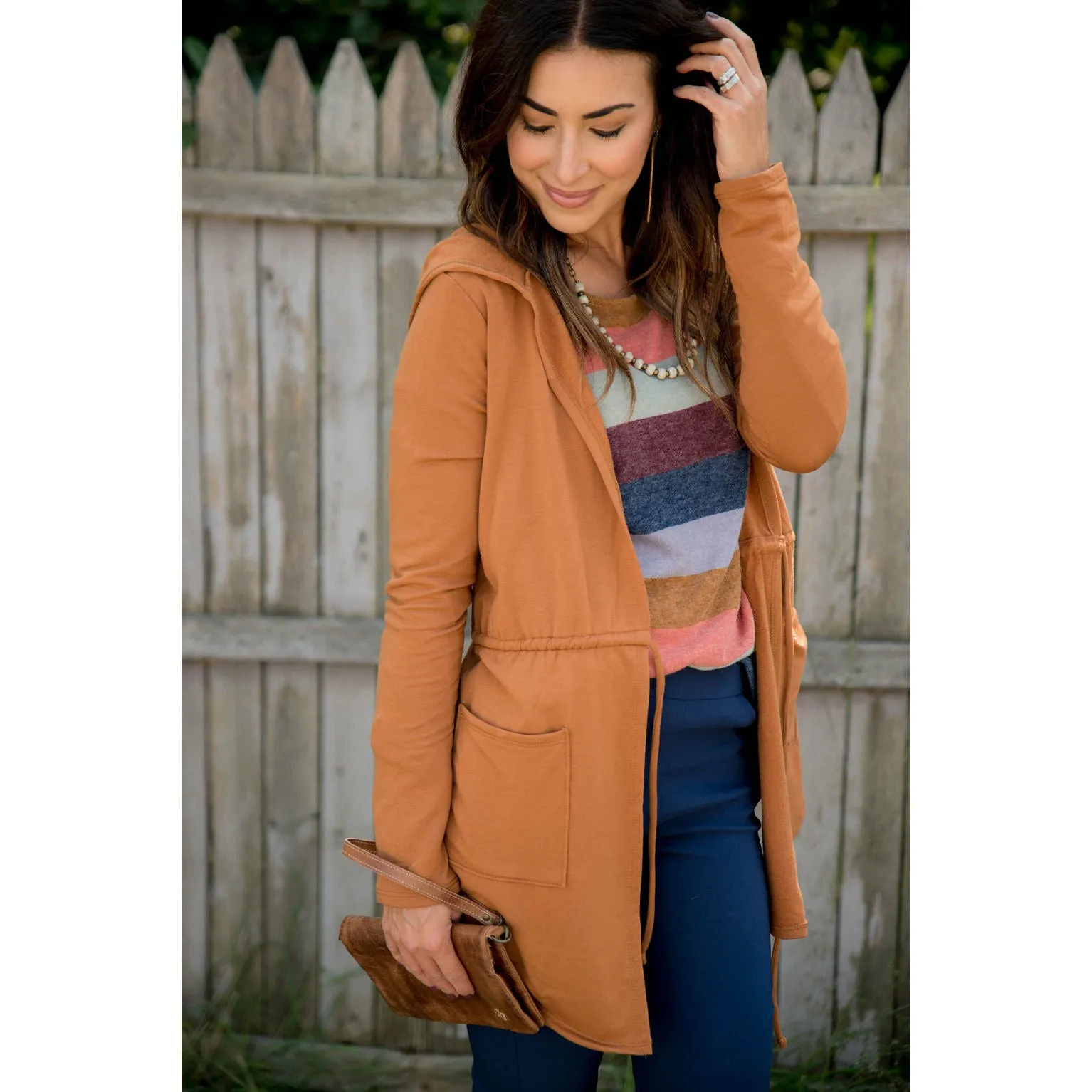 Sweatshirt Tie Jacket