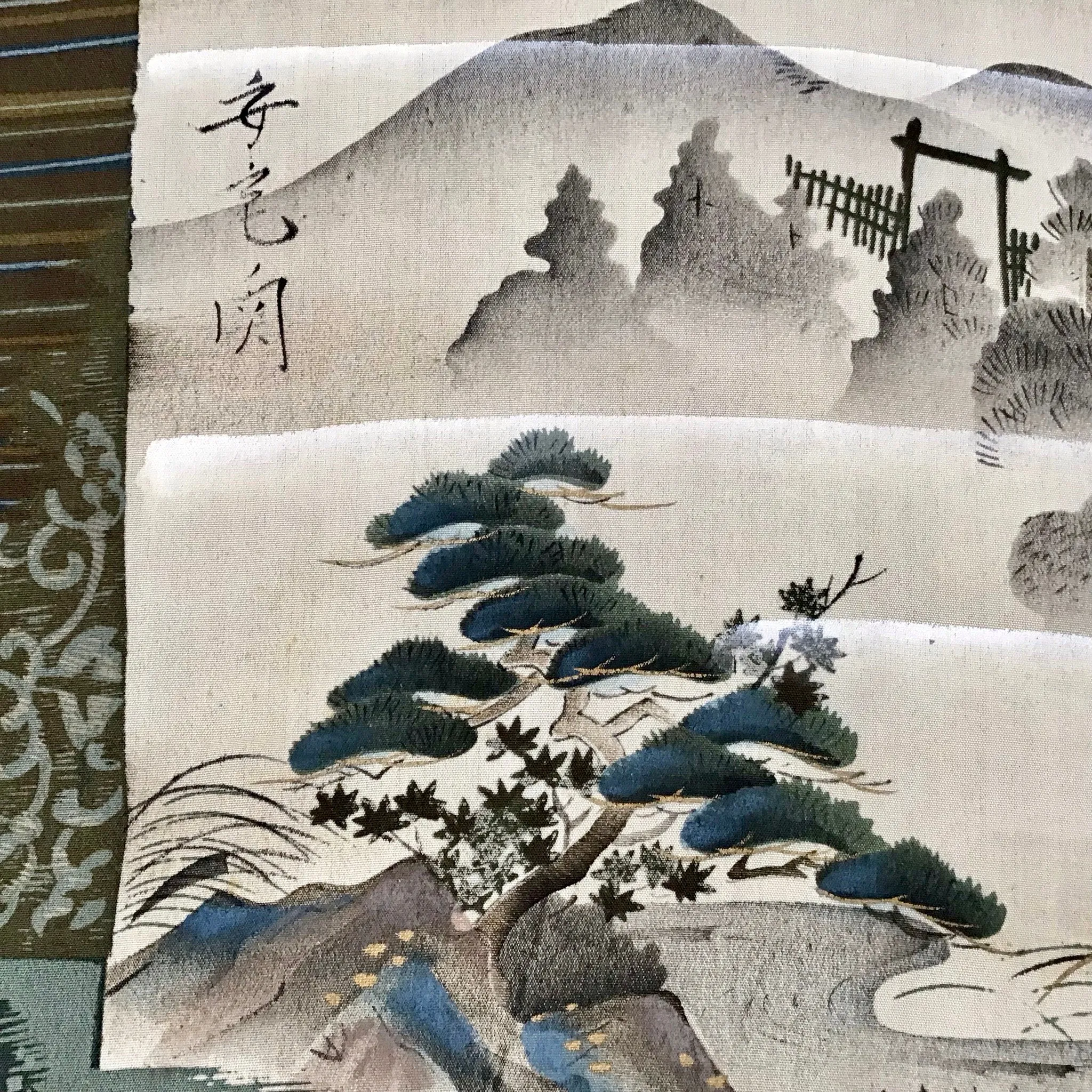 Vintage Mens Kimono ‘Landscapes’