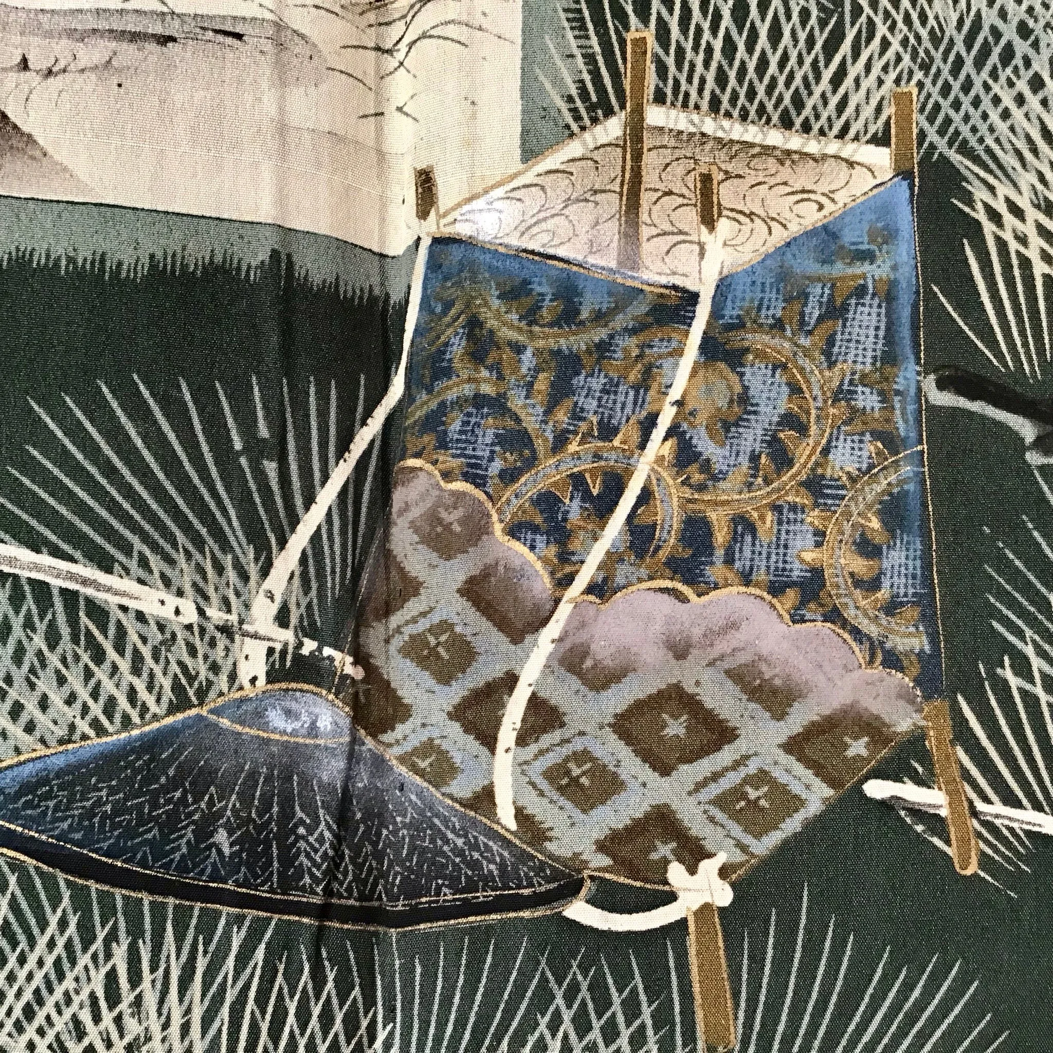 Vintage Mens Kimono ‘Landscapes’