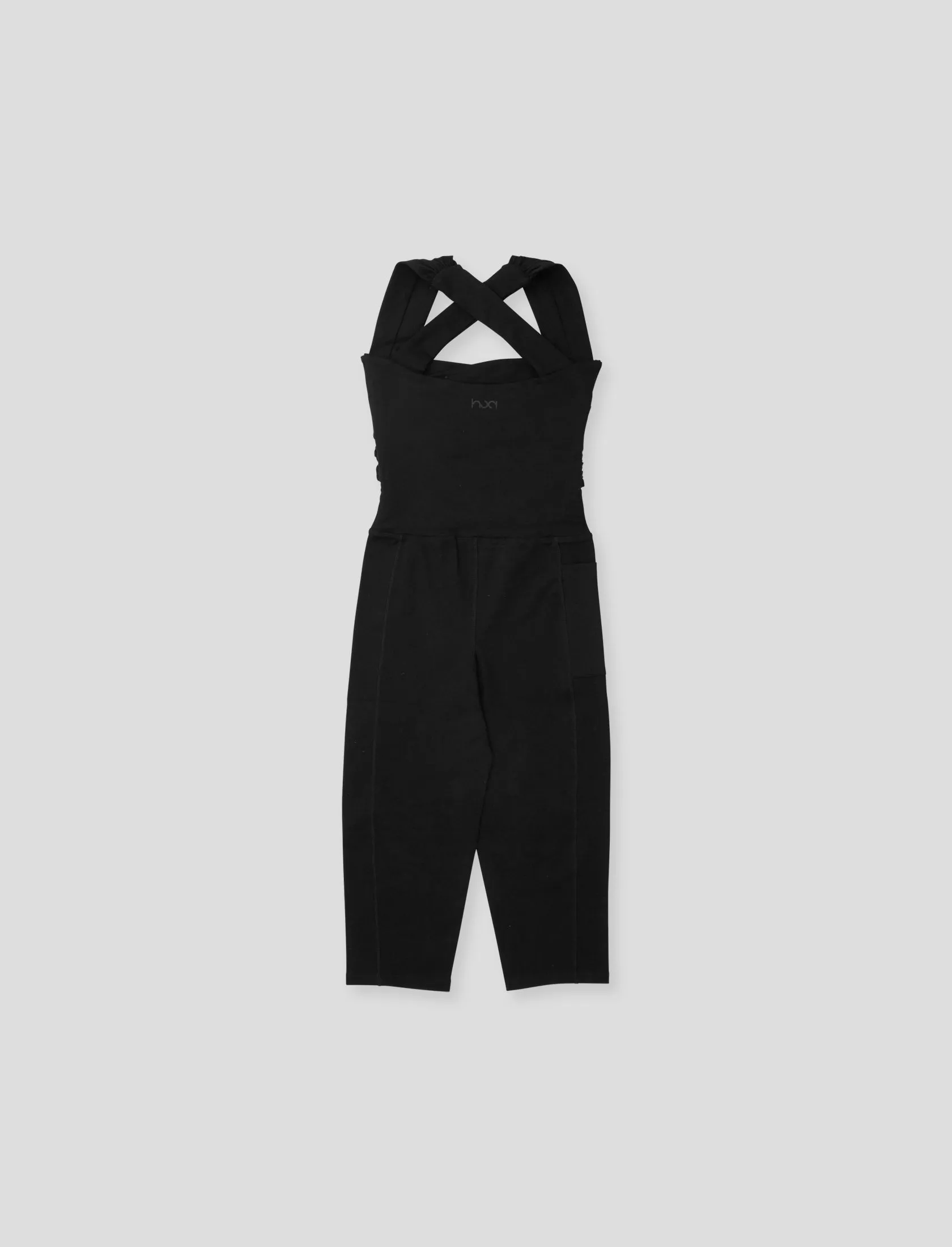 Women's Power Span Peek-A-Boo Jumpsuit Black