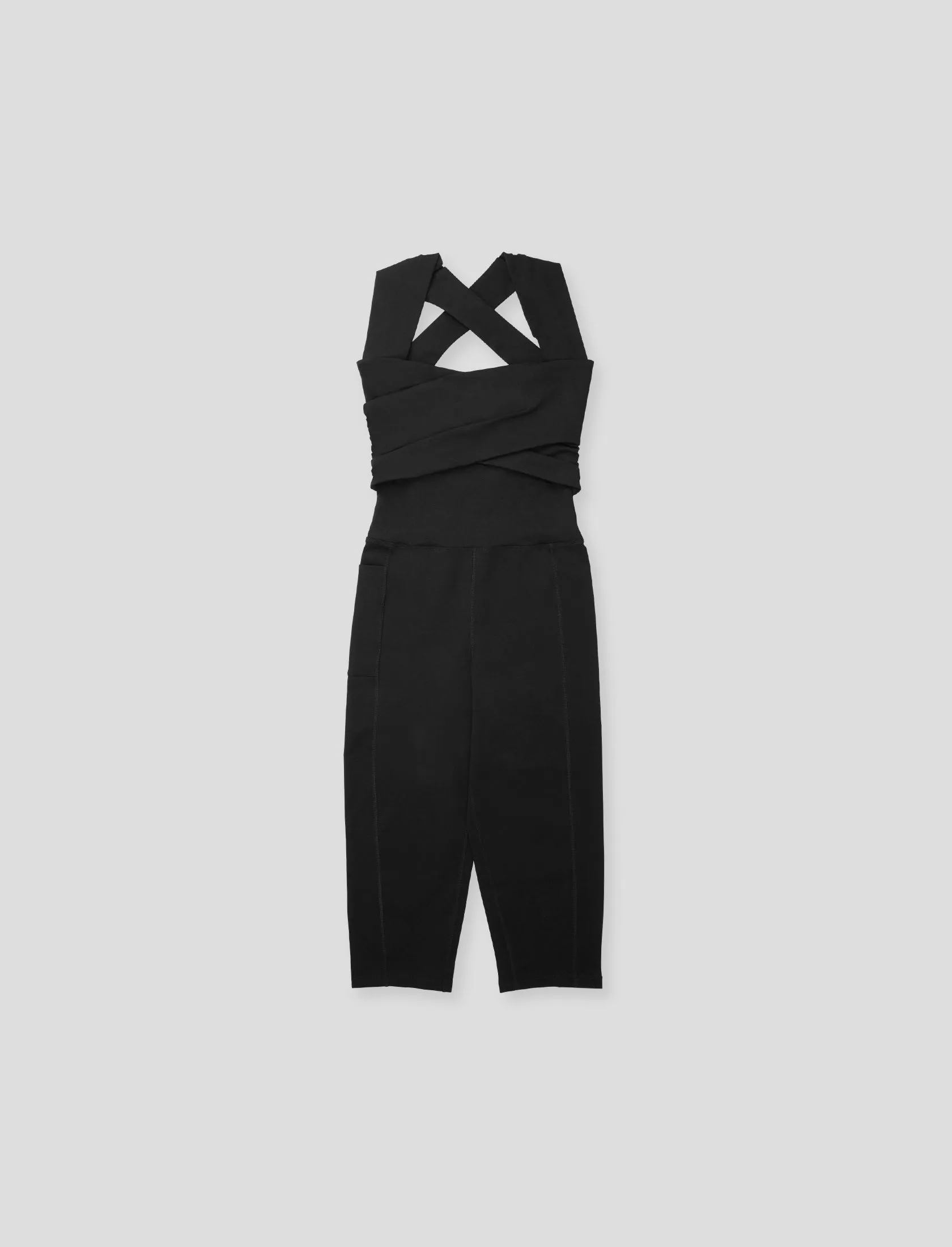 Women's Power Span Peek-A-Boo Jumpsuit Black